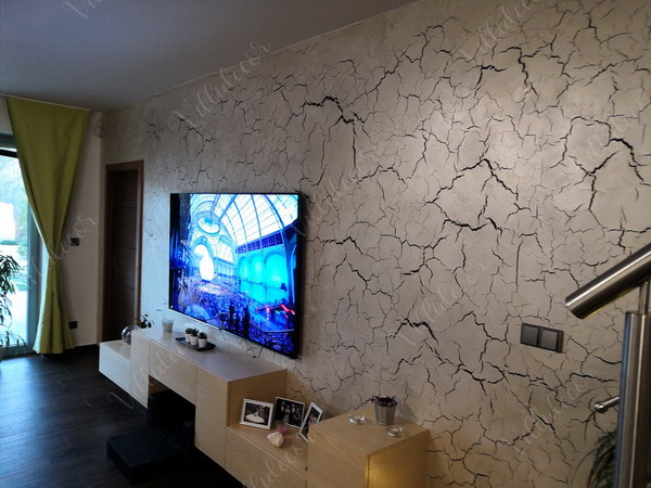 Realizace stěrky Spaccante - Villidecor.cz