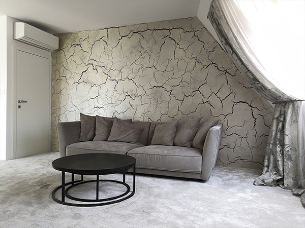Realizace stěrky Spaccante - Villidecor.cz