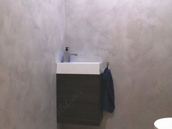 Realizace stěrky Topciment - kopelna a podlahy - Villidecor.cz