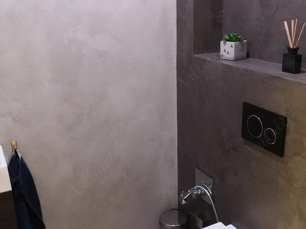 Realizace stěrky Topciment - kopelna a podlahy - Villidecor.cz