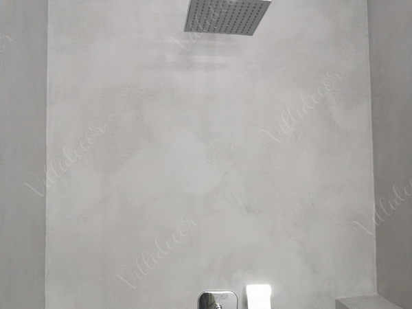 Realizace stěrky Topciment - kopelna a podlahy - Villidecor.cz